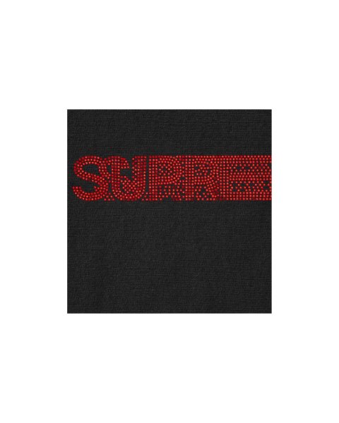 Supreme x Swarovski® Motion Logo Hooded Sweatshirt Black