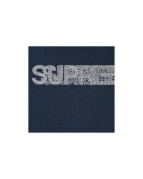 Supreme x Swarovski® Motion Logo Hooded Sweatshirt Navy