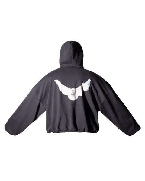 Yeezy Gap Engineered by Balenciaga Dove Hoodie Washed Black Los Angeles Archives