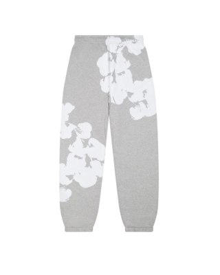 Denim Tears Big Cotton Wreath Sweatpants Grey