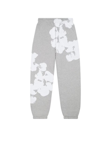 Denim Tears Big Cotton Wreath Sweatpants Grey
