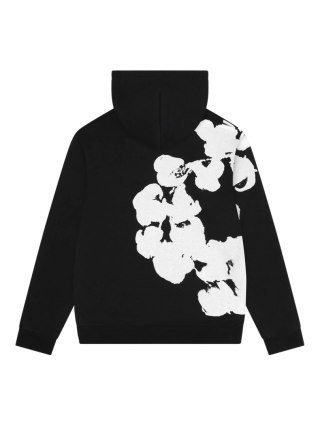 Denim Tears Big Cotton Wreath Sweatshirt Black