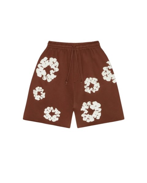 Denim Tears The Cotton Wreath Shorts Brown