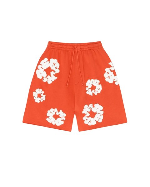 Denim Tears The Cotton Wreath Shorts Orange
