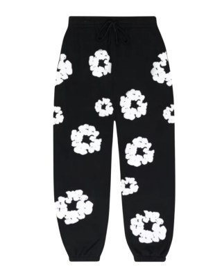 Denim Tears The Cotton Wreath Sweatpants Black