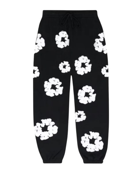 Denim Tears The Cotton Wreath Sweatpants Black