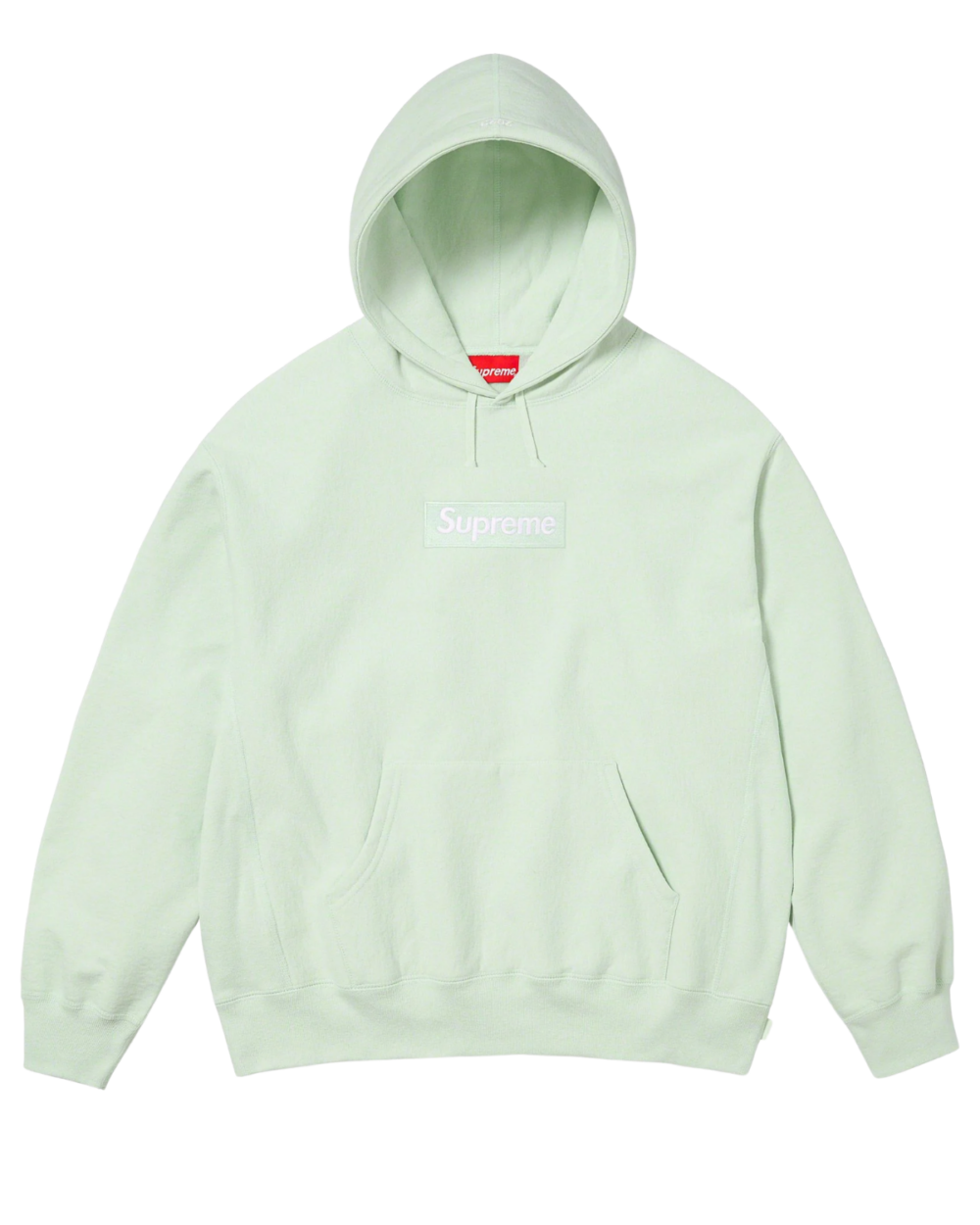 Supreme Box Logo Hooded Sweatshirt Fw23 Light Green Dropsystore 